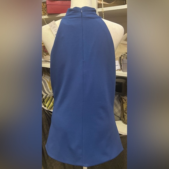 White House/Black Market, NWT, twisted halter, hidden zip back, stretchy! Size M - Picture 2 of 4